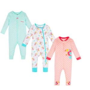 Koala Baby Infant 3-pack Coverall, Toucan